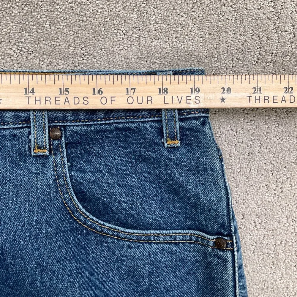 Levis 545 Jeans Men ACTUAL W38 L31 Blue Loose Fit Classic Denim Bat Wing NWT VTG